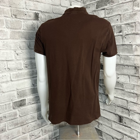 Polo by Ralph Lauren Custom Fit Brown Polo Shirt - Picture 4 of 6